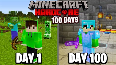 I Survived 100 Days In HARDCORE Minecraft Video Dailymotion