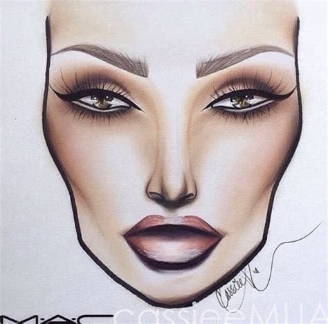 Slay Queen | Makeup charts, Face chart, Makeup