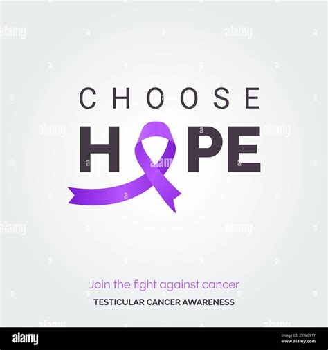 Inspire Change Illuminate Lives Vector Background Testicular Cancer