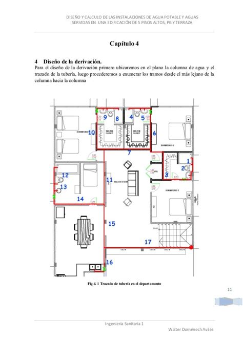 Diseño Y Calculo De Las Instalaciones De Agua Potable Y Agua Servidas