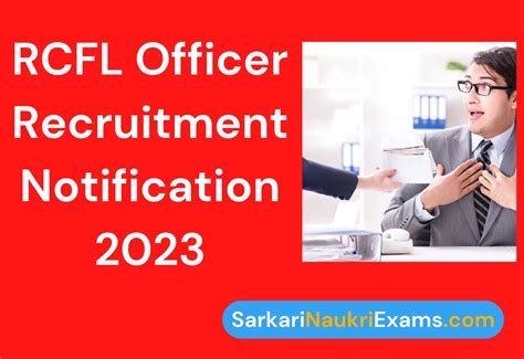 RCFL Officer Recruitment 2023 18 Posts Online Form