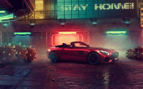 Mercedes Amg Gt Roadster Wallpaper 4k Futuristic Sports Cars