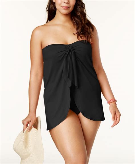 Lauren Ralph Lauren Plus Size Flyaway Tummy Control One Piece Swimsuit