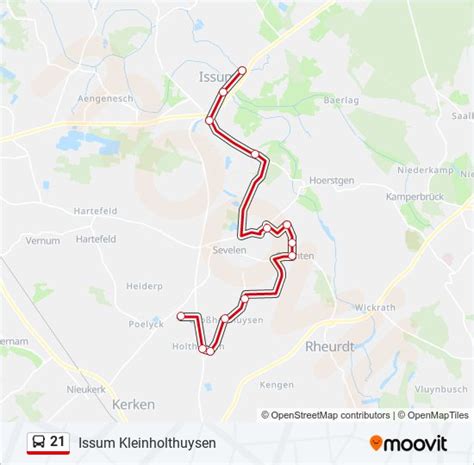 21 Route Schedules Stops Maps Issum Kleinholthuysen Updated