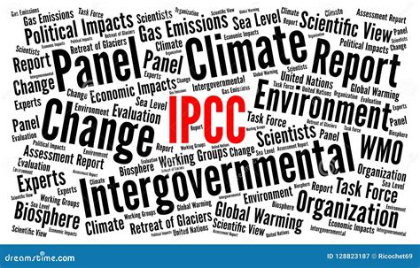 IPCC Word Cloud Illustration Stock Illustration - Illustration of ...