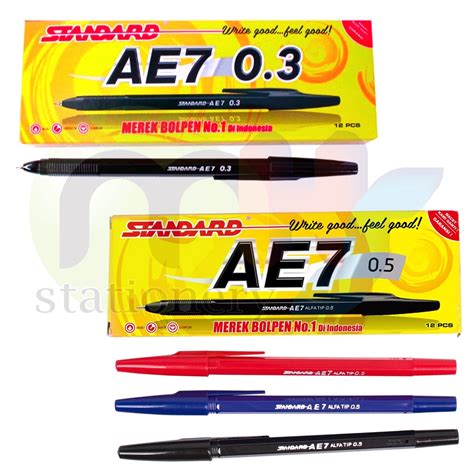 Jual Gel Pen Pulpen Pena Standard Ae Shopee Indonesia