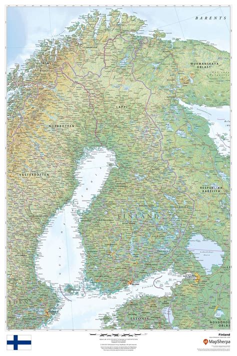 Political Map Of Finland