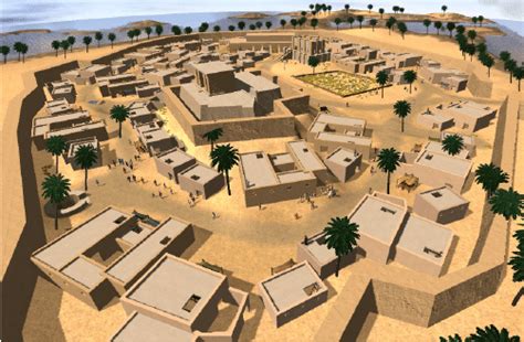 3D Visualisation of the city of Uruk 3000 BC | Download Scientific Diagram