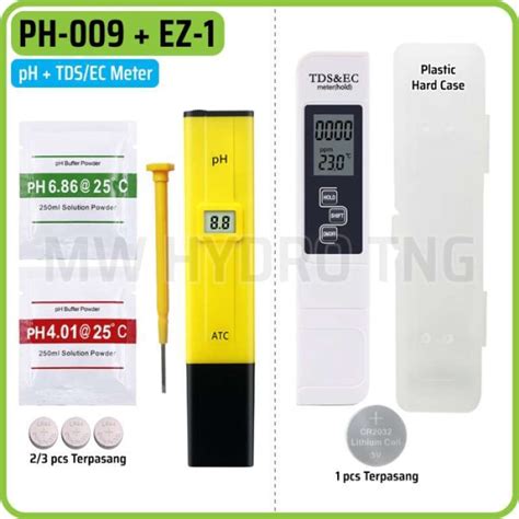 Jual Ph Meter Tds Ec Meter Ph Ez Paket Alat Ukur