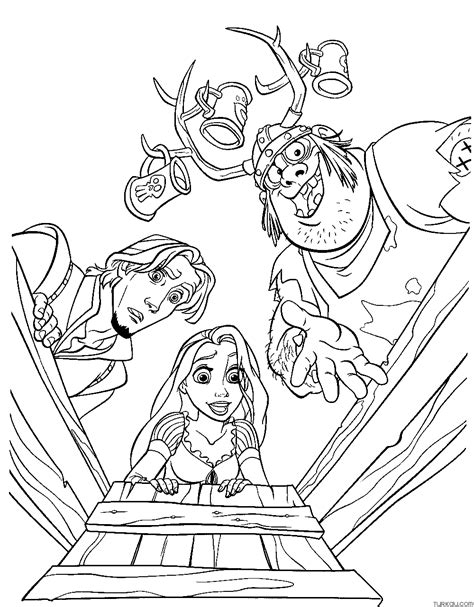 Tangled Princess Coloring Pages