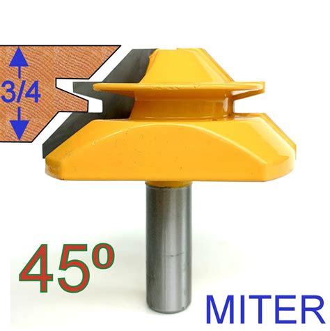 Pc Shank Dia Lock Miter Router Bit Sct