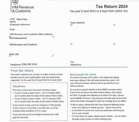 How Can I Download The 2024 Hmrc Tax Return Form Sa100