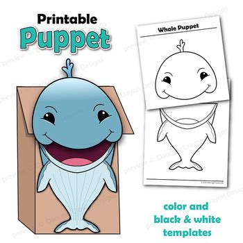 Jonah and the Whale Craft Activity | Printable Paper Bag Puppets