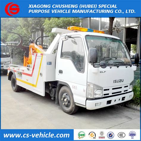 Japanese Brand Small Road Recovery Wrecker Truck 5tons Wrecker Tow