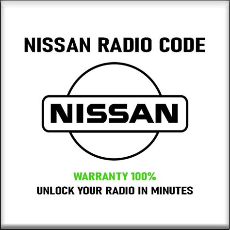 Get Nissan Radio Code Now Unlocking Your Car Radio With Ease By Car