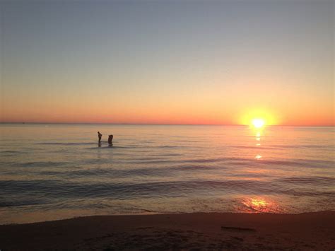 Swimming at Sunset - Frankfort - MiWaterfront - Luxury Real Estate in ...