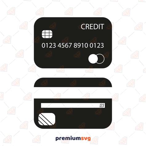 Credit Card Svg Design Credit Card Vector Instant Download Premiumsvg