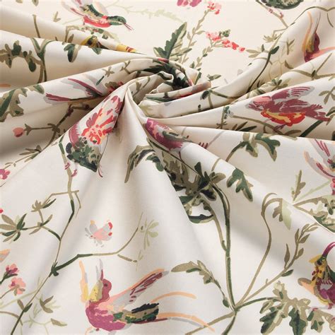 Tissu Oiseaux Hummingbirds Cotton Beige Cole And Son