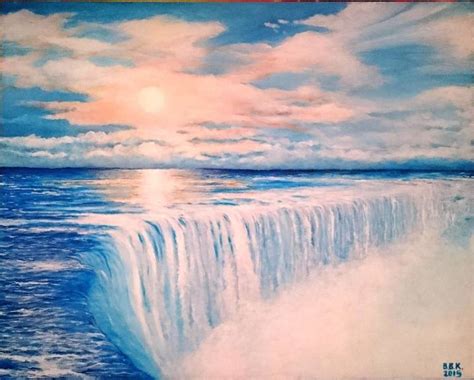 Niagara Falls Painting at PaintingValley.com | Explore collection of ...