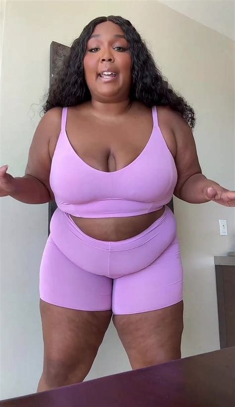 Lizzo Flaunts Curves In Purple Two Piece After Being Asked To Join