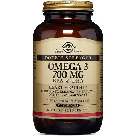 Solgar Double Strength Omega 3 700 mg Softgels 120 caps купити в