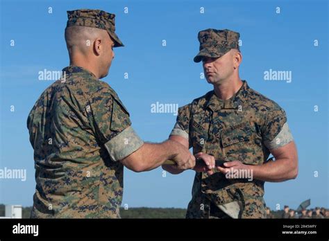 EE UU El Sargento Mayor Del Cuerpo De Marines Joe Stewart Sargento