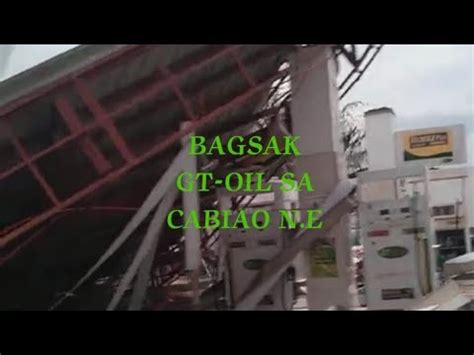 Bagyong Karding Pinadapa Ang Isang Gasoline Station Ng Cabiao Nueva