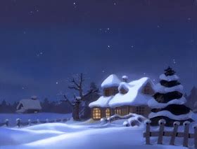 Animation Backgrounds: Donald Duck: STUCK ON CHRISTMAS (2000)