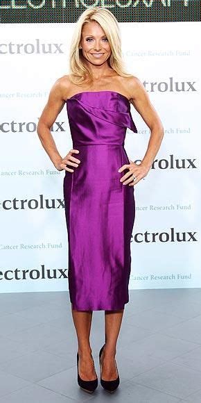 Who Made Kelly Ripas Purple Strapless Dress Dress Victoria Beckham