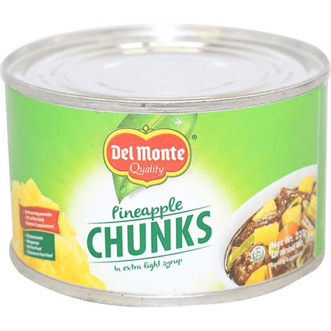 Del Monte Pineapple Chunks 227g Canned Fruits Vegetables Walter