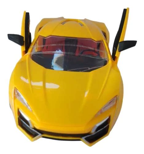 Carrito Con Control Remoto Lamborghini Max Speed Color Amarillo