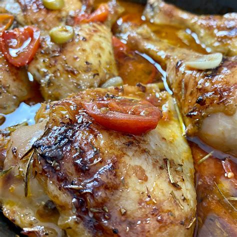 Hoy Elaboramos Un Delicioso Pollo A La Mediterr Nea Un Pollo Al Horno