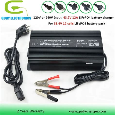 36v 12s Lifepo4 Battery Charger For 12 Cell Lithium Iron Phosphate