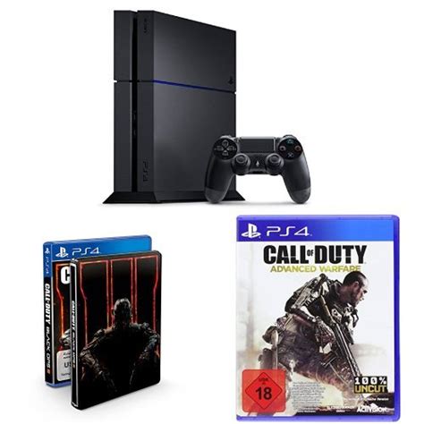 PlayStation 4 Konsole 500GB Schwarz CUH 1216A Call Of Duty