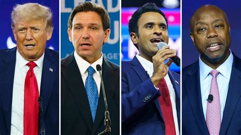 Candidates Face Tricky Balancing Act On Trump At First GOP Debate