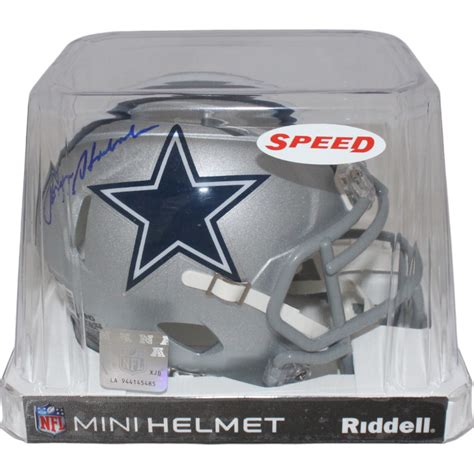 Roger Staubach Autograhedsigned Dallas Cowboys Mini Helmet Beckett