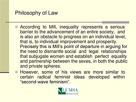 Philosophy Of Law Feminist Theories Equalitydifference Ppt Download