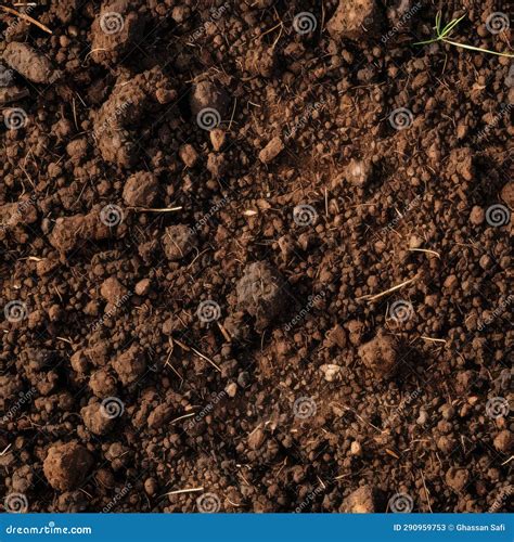 A Seamless Pattern of Fertile Soil Stock Illustration - Illustration of ...