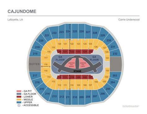 Cajundome Seating Chart And Rows | Awesome Home