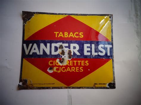 Tabacs Vanderelst Cigarettes Cigares Emaille Plaat 1 Catawiki