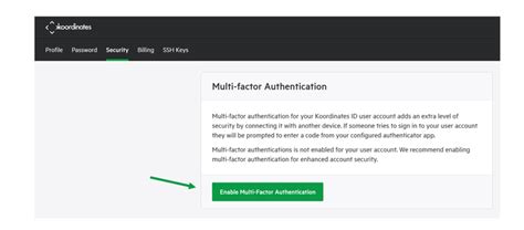 Create Use Multi Factor Authentication Mfa Koordinates Help Support