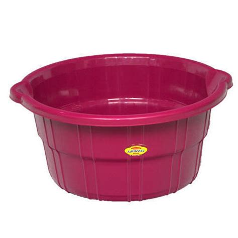 Magenta 30 Liter Round Plain Polish Finished Polyvinyl Chloride Plastic