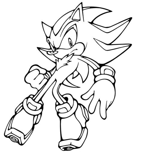 Desenhos De Shadow The Hedgehog Grátis Para Colorir E Imprimir Colorironlinecom