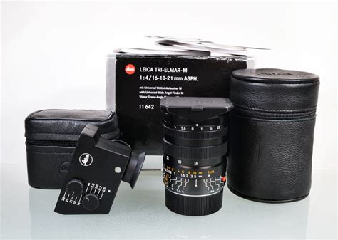 ᐅ Leica Tri Elmar 16 18 21 mm ƒ4 ASPH Objektiv Pre Owned