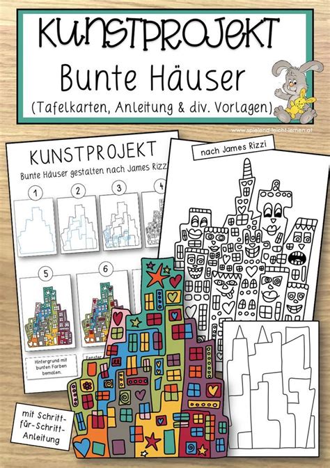 Bei diesem Kunstprojekt sollen bunte Häuser nach James Rizzi gestaltet