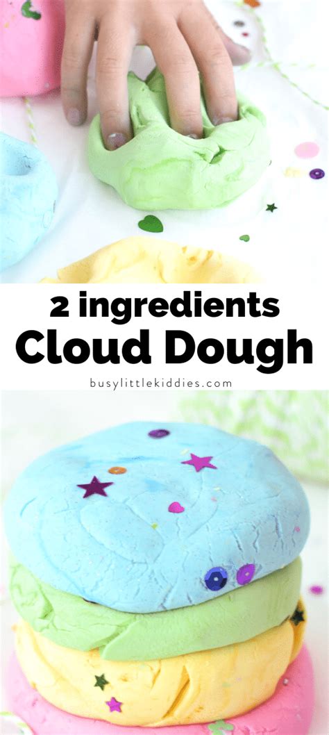 An Easy 2 Ingredients Cloud Dough Recipe Made With Lotion And Cornstarch A Versatile Homemade