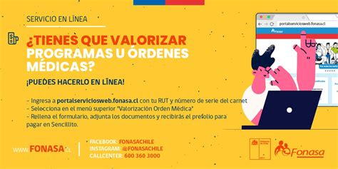 Fonasa Fondo Nacional De Salud Chile On Twitter ¿necesitas Valorizar Tu Programa U Orden