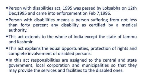 Pwd Act 1995 Ppt