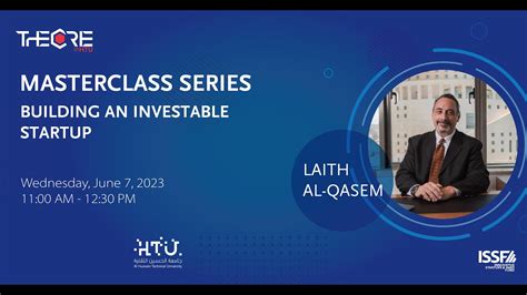 Building An Investable Startup With Mr Laith Al Qasem YouTube