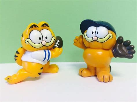 Garfield Action Figures Vintage Garfield PVC Sports Cake Sport Cakes ...